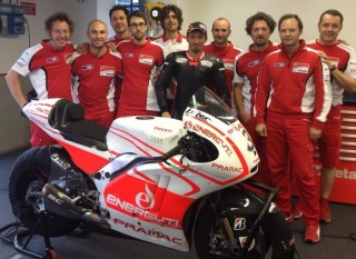 Max Biaggi con il team Pramac