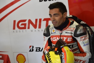 Michele Pirro ai box di Misano