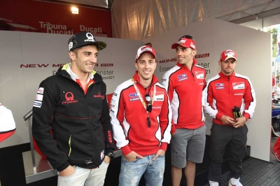 Iannone, Dovizioso, Pirro e Crutchlow