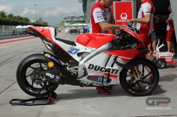 La Ducati GP15 usata da Casey Stoner (Foto © Marco Guidetti - Gemini)