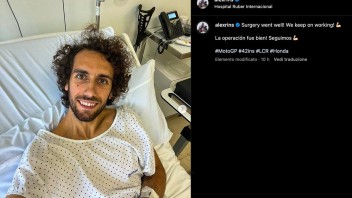 MotoGP: Alex Rins operato a Madrid: "è andata bene, continuiamo a lavorare"