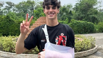 Moto2: Aldeguer sarà operato alla mano, il primo test sulla Ducati è a rischio