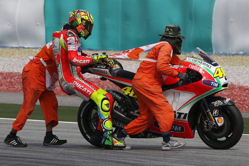 Гонки на спортбайках Ducati