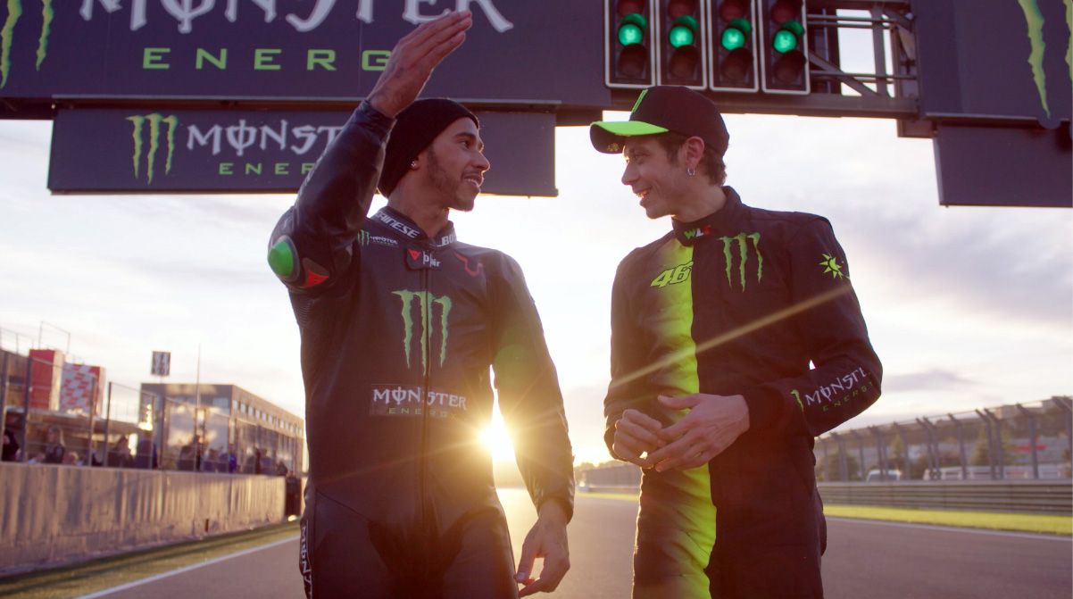 lewis hamilton valentino rossi