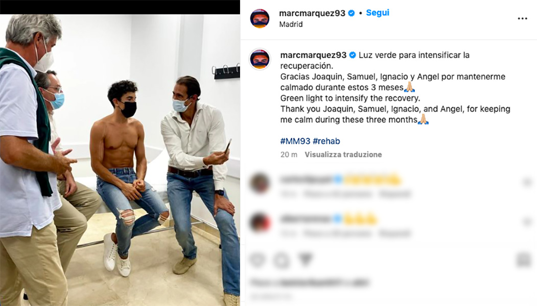 MotoGP, Márquez: “Sinal verde, obrigado por me manter calmo”