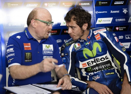 Silvano Galbusera e Valentino Rossi