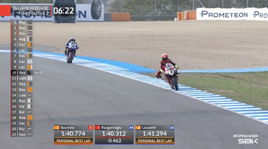 SBK: Doppietta Yamaha in FP2 a Jerez: Toprak 1°, Gardner 2°,poi Bautista