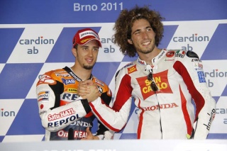 Andrea Dovizioso e Marco Simoncelli