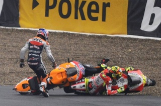 Valentino Rossi e Casey Stoner