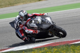 Carlos Checa sulla Ducati 1199 Panigale