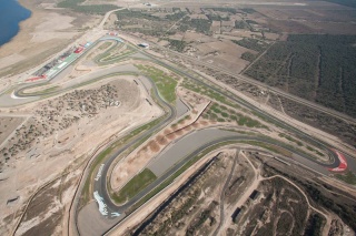 Una fotografia aerea del circuito di Termas de Rio Hondo