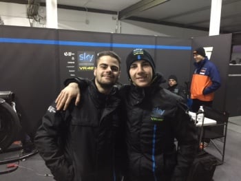 Andrea Migno e Romano Fenati