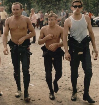 Mike Hailwood, Bill Ivy e Phil Read