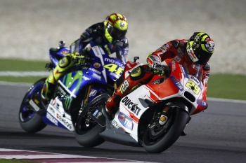 Andrea Iannone e Valentino Rossi