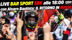 SBK: LIVE Bar Sport SBK alle 18:00 - con Alvaro Bautista: il ritorno in rosso