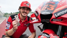 MotoGP: Bagnaia: "Stoner's Ducati 800 was unrideable, he worked wonders on it"