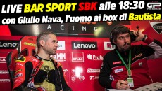 SBK: LIVE Bar Sport SBK alle 18:30 - con Giulio Nava, l'uomo ai box di Bautista