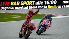MotoGP: LIVE Bar Sport alle 16 - Bagnaia: mani sul titolo con la 'Bestia' in casa