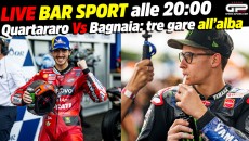 MotoGP: LIVE Bar Sport alle 20:00 - Quartararo Vs Bagnaia: tre gare all'alba