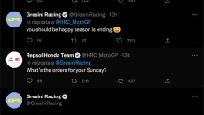 MotoGP: I team Honda e Gresini si sfidano su Twitter a colpi di sfottò