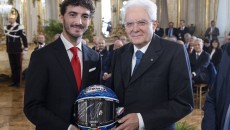 MotoGP: Bagnaia e Ducati ricevuti da Mattarella al Quirinale: "è un vero onore"