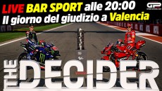 MotoGP: LIVE Bar Sport alle 20:00 - Il giorno del giudizio a Valencia