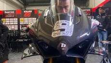 SBK: Danilo Petrucci: ecco la prima foto sulla Ducati V4 a Jerez