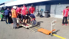 SBK: Vierge distrugge la Honda nel turno del mattino a Phillip Island