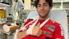 MotoGP: Bastianini salta l'Argentina per la frattura alla scapola destra!
