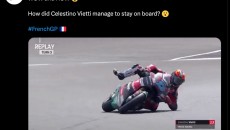 Moto2: VIDEO - Vietti vince contro la forza di gravità: il salvataggio a Le Mans