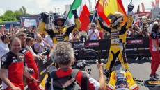 SBK: Bautista e Rinaldi furie gialle: è doppietta in Gara 1 a Misano