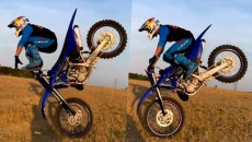 SBK: Toprak scatenato: si lancia in volo dalla Yamaha da motocross