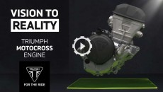 Moto - News: Triumph: ecco il motore della moto da cross
