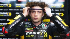 MotoGP: Bezzecchi scherza sulla caduta: "Mi sono bruciato il culo per proteggermi!"