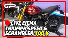 Moto - News: EICMA - Triumph Speed e Scrambler 400 X 2024: piccole con rifiniture di lusso