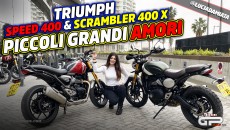 Moto - Test: Triumph Speed 400 e Scrambler 400 X: piccoli grandi amori