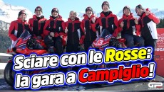 MotoGP: Sciare con le Rosse! sulle nevi di Campiglio con Ducati, la gara di sci