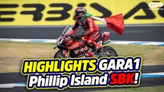 SBK: VIDEO - Phillip Island, Gara1 SBK: Bulega vince, Locatelli e Iannone sul podio