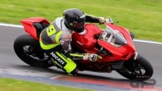 SBK: Misano: Andrea Iannone in action with Ducati V4 S