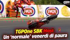 SBK: TGPOne SBK Most: un 'normale' venerdì di paura!