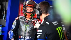 MotoGP: Quartararo: “Non c’è nulla di positivo, la Yamaha è imprevedibile”