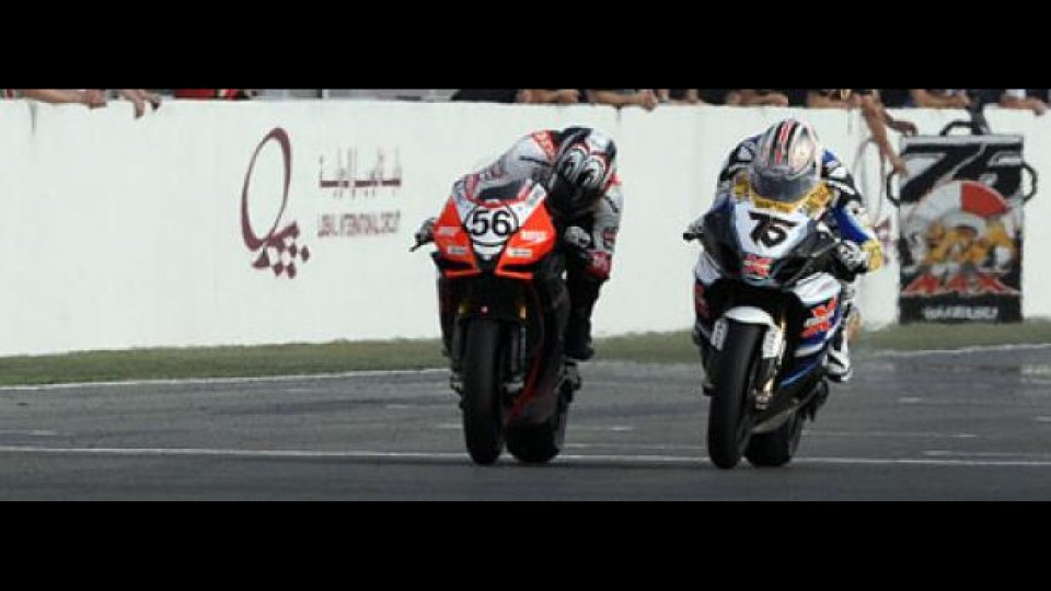 Moto - News: WSBK 2009, Qatar: due podi per la Aprilia RSV4