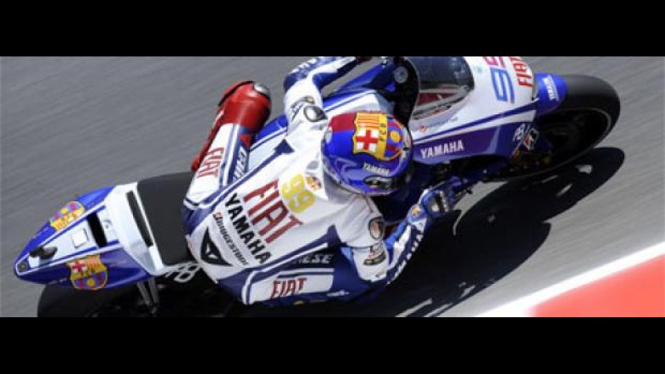 Moto - News: MotoGP 2009, Barcelona: pole di Lorenzo