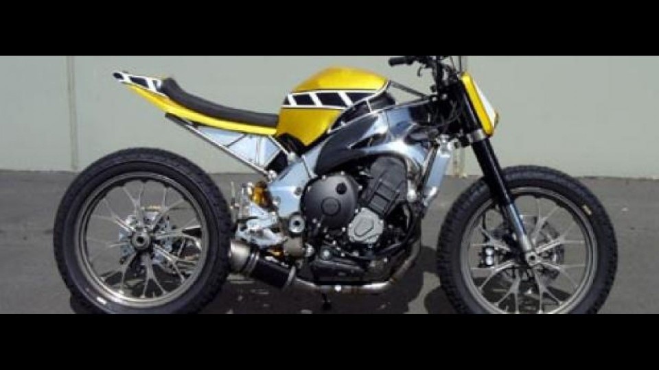 Moto - News: Yamaha R1 Street Tracker