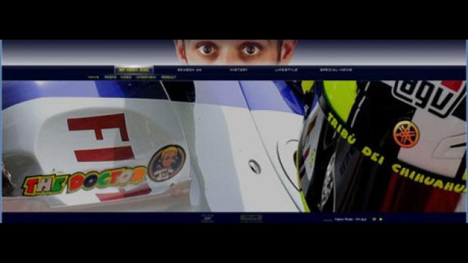 Moto - News: E' online www.valentinorossi.com