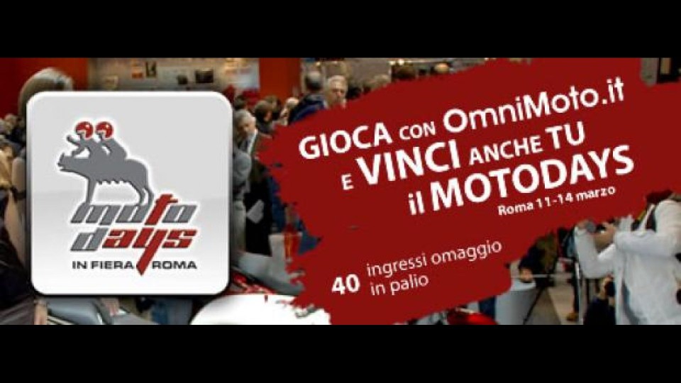 Moto - News: Concorso OmniMoto.it: vinci il MotoDays 2010 Moto - News: Concorso OmniMoto.it: vinci il MotoDays 2010