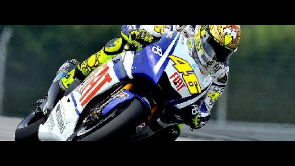 Moto - News: MotoGP, Sepang Test Day/2: Rossi... ricomincia!