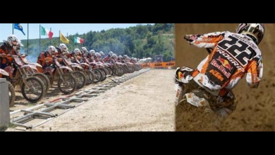 Moto - News: A Castiglione del Lago finale trofeo cross Ktm 2010