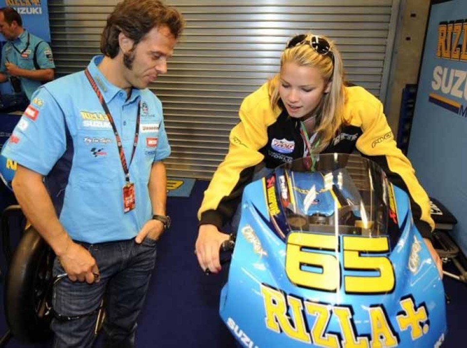 Moto - News: La Myers sulla Suzuki a Valencia