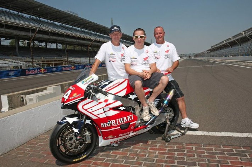 Moto - News: Schwantz a Indy con Roger Hayden